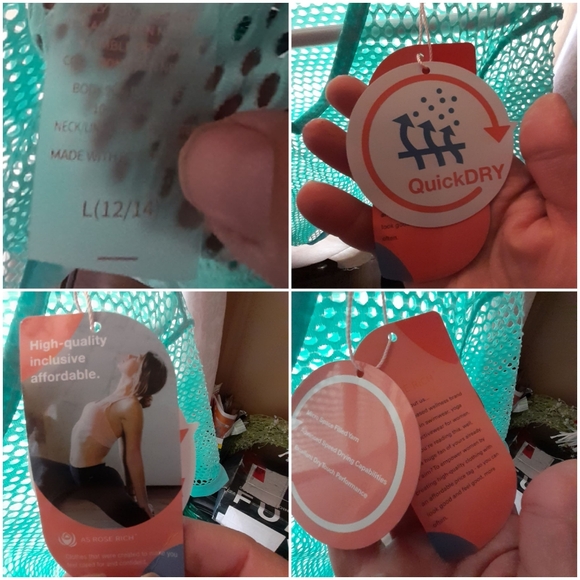 XL 80's Honeycomb Shirt Bikini Top Combo - Picture 10 of 16